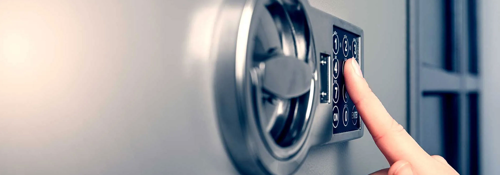 Safe with lock